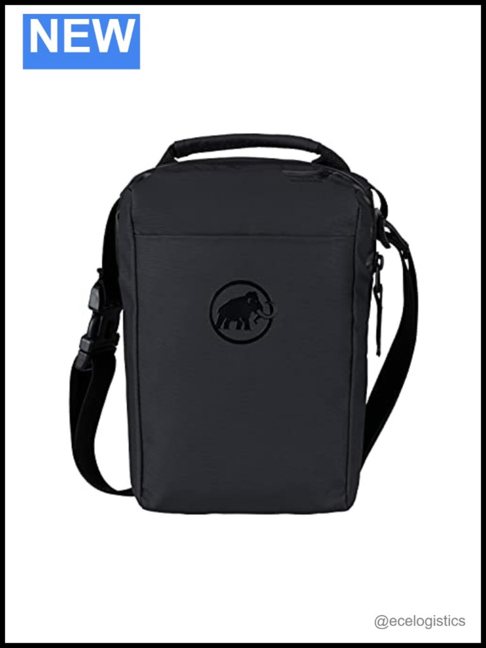 Water-Repellent Nylon Pouch Shoulder Bag with Hidden Pocket, Travel Essentials